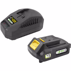 XF-KIT15 Kit : Batterie 18V Lithium-ion, capacité 1,5Ah, et Chargeur rapide, compatibles avec toute la gamme FARTOOLS X-FIT