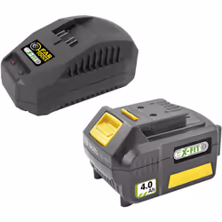 XF-KIT40 Kit : Batterie 18V Lithium-ion, capacité 4,0Ah, et Chargeur rapide, compatibles avec toute la gamme FARTOOLS X-FIT
