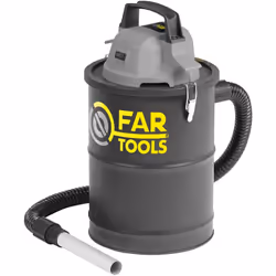 XF-ASHES aspirateur vide cendres sans fil 18V avec une cuve en métal de 15L et une poignée de transport - Filtre cartouche -  ...