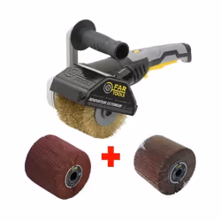 REX120C Rénovateur extérieur 1300W - Pour décaper/dégriser/nettoyer/surfacer/satiner/polir/lustrer tous types de matériaux :  ...