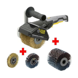 Fartools - pack REX120C renovateur exterieur + brosse metallique de precision + brosse a lanieres abrasives de precision