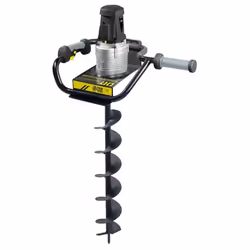 Tarière électrique réversible + 3 vis Diam. 80 mm / 120 mm / 200 mm - FAR TOOLS - 615328