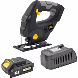 KIT XF-JIG Scie sauteuse sans fil 18V pendulaire - Lame T et base inclinable à 45° - Changement de lame sans outil avec un gu ...
