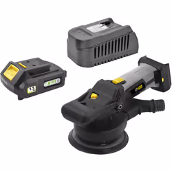 KIT XF-ORBITAL Ponceuse orbitale sans fil 18V patin Ø150mm auto-aggripant - Variateur de vitesse 2200 à 5800 tr/min avec une  ...