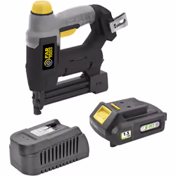 KIT XF-STAPLER Agrafeuse/Cloueuse sans fil 18V avec une force de frappe ajustable - Capacité clous de 32mm maximum et agrafes ...