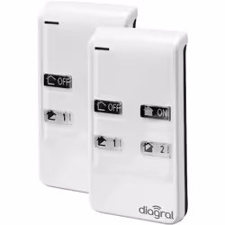 Lot de 2 télécommande d'alarme 4 fonctionsRéf : Diagral DIAG41ACKCe lot de 2 télécommandes offre 4 possibilités de paramétrag ...