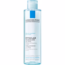 L’eau micellaire pour peaux à problèmes sujettes à l’acné La Roche-Posay Effaclar Ultra élimine efficacement le maquillage et ...