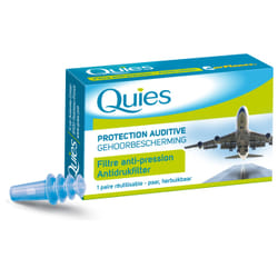 Quies 2388480 bouchon d'oreille anti-bruit Bouchons d'oreilles réutilisables Bleu 2 pièce(s)
