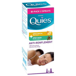 Quies Anti-Ronflement Bi-Pack 2 Sprays
