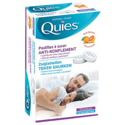 Quies Anti-Ronflement 12 Pastilles à Sucer