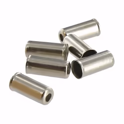 Embouts de gaines chrome Var (x200)