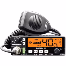 Le President Radio CB Barry 2 ASC AM-FM 12V-24V - TXPR022 est un poste compact de nouvelle génération, avec toutes les foncti ...