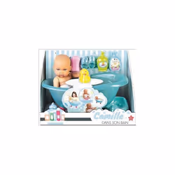 Wdk Partner - Poupon Bébé Camille Dans Son Bain Wdk Partner