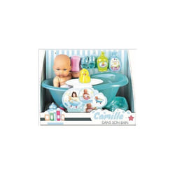 Wdk Partner - Poupon Bébé Camille Dans Son Bain Wdk Partner