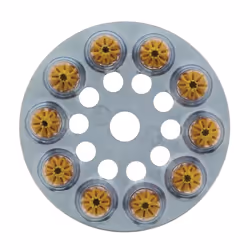 Boîte de 10 disques à 10 charges à poudre 6.3/10 moyenne Jaune SPIT - 031700