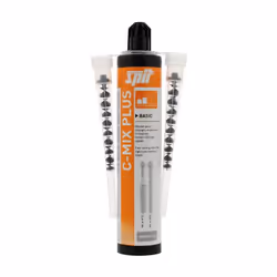 Cartouche scellement CMIXPLUS Ton pierre Beige 300 ml + 2 Buses SPIT - 055865