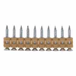 Boite 500 Clous CW6 25 mm Croco P800 SPIT - 057562 - - Clous avec gaz spécial pour bois - Clou cranté pour une tenue optimale ...