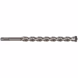 Les forets Spit XT2 SDS+ sont munis d'un taillant de large angle pour donner un effet de burinage. Leur double pointe de cent ...
