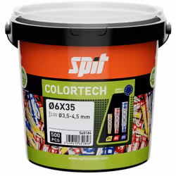 Cheville bi-matière universelle Colortech - SPIT - 5651XX - - Produit expédié depuis notre plateforme située à Rodez en Aveyr ...