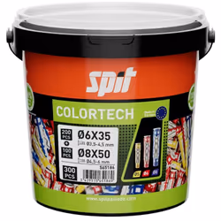 Cheville bi-matière universelle Colortech - SPIT - 5651XX - - Produit expédié depuis notre plateforme située à Rodez en Aveyr ...