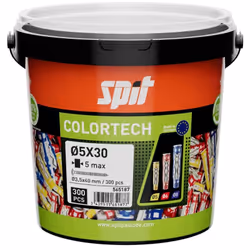 Cheville bi-matière universelle Colortech - SPIT - 5651XX - - Produit expédié depuis notre plateforme située à Rodez en Aveyr ...