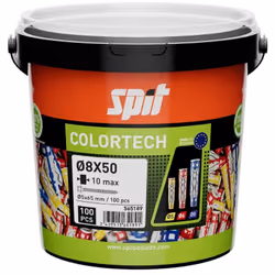 Cheville bi-matière universelle Colortech - SPIT - 5651XX - - Produit expédié depuis notre plateforme située à Rodez en Aveyr ...