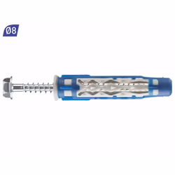 Cheville Colortech 8x50 Vis SPIT - Bidon de 100 - 565195 - Soyez 100% sûr de votre fixation grâce à COLORTECH, le système int ...