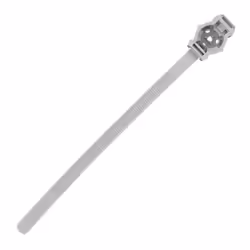 Embase plastique Tie-Clip 16 à 32mm de diamètre en boite de 100 - SPIT - 565844