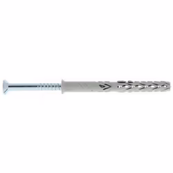 Chevilles B-Long Tête fraisée SPIT - La cheville nylon grande longueur tenue optimale en matériaux pleins:2 ergots anti-rotat ...