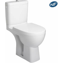 Wc à poser compact Jacob Delafon Odeon up + abattant