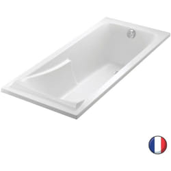 Baignoire droite Jacob Delafon Corvette confort Acrylique renforcé 150 x 70
