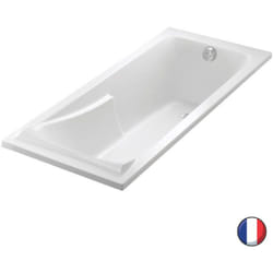 Jacob Delafon - Baignoire droite 180 x 80 Corvette acrylique