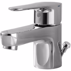 Mitigeur July - Bonde de vidage mixte Points forts du mitigeur lavabo July : Limiteur de débit sensitif Tirette latérale Aéra ...