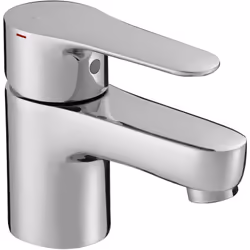 Grifo monomando de cuerpo liso para lavabo. Fácil instalación. Con limitador de caudal sensitivo Caudal: 5 l/min ACABADO DURA ...