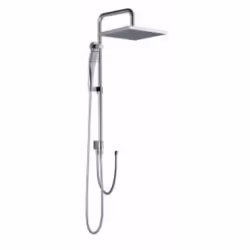 Jacob Delafon - Colonne De Douche EO avec douche de tête carrée Points forts : Colonne de douche avec douche de tête carrée D ...
