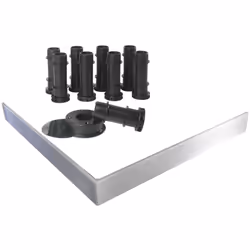 Caractéristiques du kit de réhausse avec tablier blanc pour receveur Flight Jacob Delafon Kit de réhausse pour receveurs Flig ...