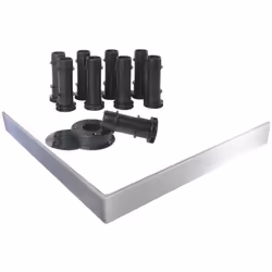 Caractéristiques du kit de réhausse avec tablier blanc pour receveur Flight Jacob Delafon Kit de réhausse pour receveurs Flig ...