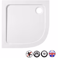 Ideal pour optimiser l'espace de votre salle de bain le receveur douche antidérapant d'angle asymétrique Flight signé Jacob D ...