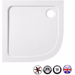 Ideal pour optimiser l'espace de votre salle de bain le receveur douche antidérapant d'angle asymétrique Flight signé Jacob D ...
