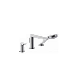 Jacob Delafon - Mitigeur bain-douche 3 trous sur gorge - collection Composed finition titanium