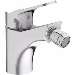 Grifo monomando para bidé de montaje rápido y con sujeción para cadenilla. Ahorro de agua. Color Cromo AHORRO DE AGUA: Caudal ...