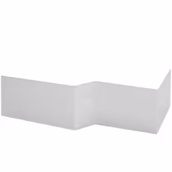 Description générale Tablier frontal et latéral spécifique pour baignoire BAIN DOUCHE NEO en aluminium laqué blanc. Ce modèle ...