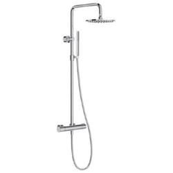 Colonne douche thermostatique Toobi douchette 1 jet chrome - Jacob Delafon