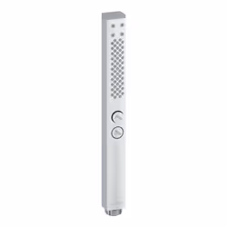 Avantage du pommeau de douche JACOB DELAFON Shift+ carré Design carré stick raffiné et moderne Double jet : pluie douce et je ...