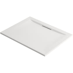 Receveur de douche antidérapant 140 x 80 Jacob Delafon Flight Pure rectangle blanc
