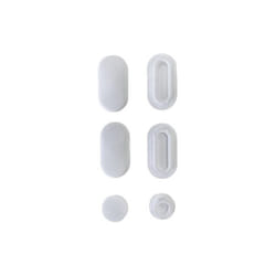 Jacob Delafon - Jeu d'amortisseurs RTA246-00 pour sièges de toilettes Serenity