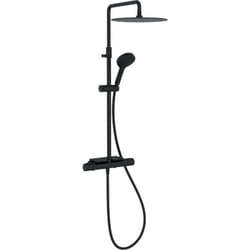 Colonne de douche thermostatique Jacob Delafon Metro noir mat