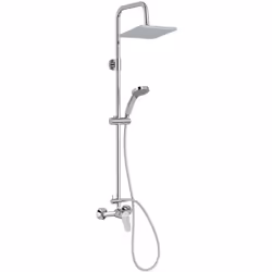 Description générale La colonne de douche mécanique Colette E29868-CP est conçue avec une finition chromée élégante. Elle off ...