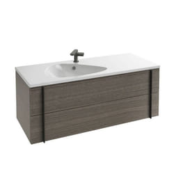Meuble de salle de bain 120 cm Nouvelle Vague chêne