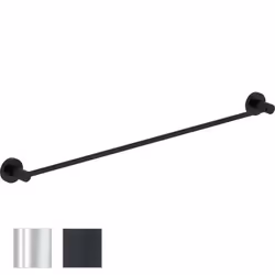 Barre porte-serviettes Eo Classique Noir mat